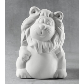 Ceramic Bisque Cute Lion Bank